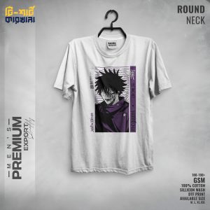 Men's Premium Export Quality Round Neck T-shirt by T-shirt Karkhana White 6 T-0219