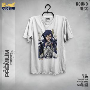 Men's Premium Export Quality Round Neck T-shirt by T-shirt Karkhana White 2 T-0475