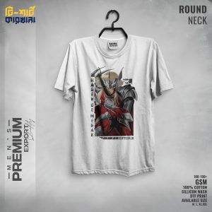 Men's Premium Export Quality Round Neck T-shirt by T-shirt Karkhana White 3 T-0476